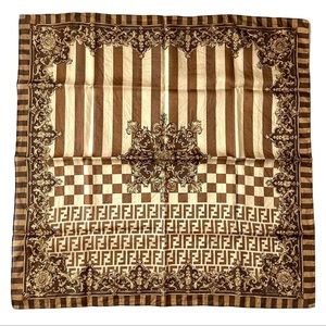 Fendi Zucca Monogram Scarf - Cotton Authentic